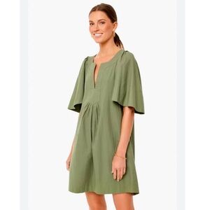 Pomander Place Finley Sage Green Flutter Sleeve Dress size XS